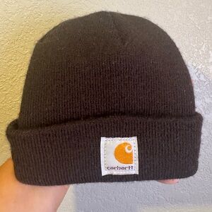Carhartt Brown Knit Toddler Beanie